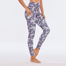 High Waist Yoga Stretch Pants Non See Through Tummy Control Printed Yoga Pants